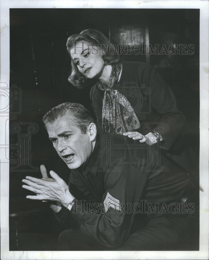 1970 Press Photo Michael Strong Betty Field &quot;The Price&quot;