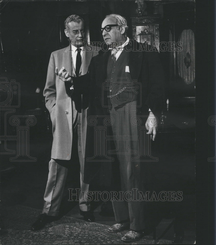 1970 Press Photo Arthur Miller Drama The Price Gray