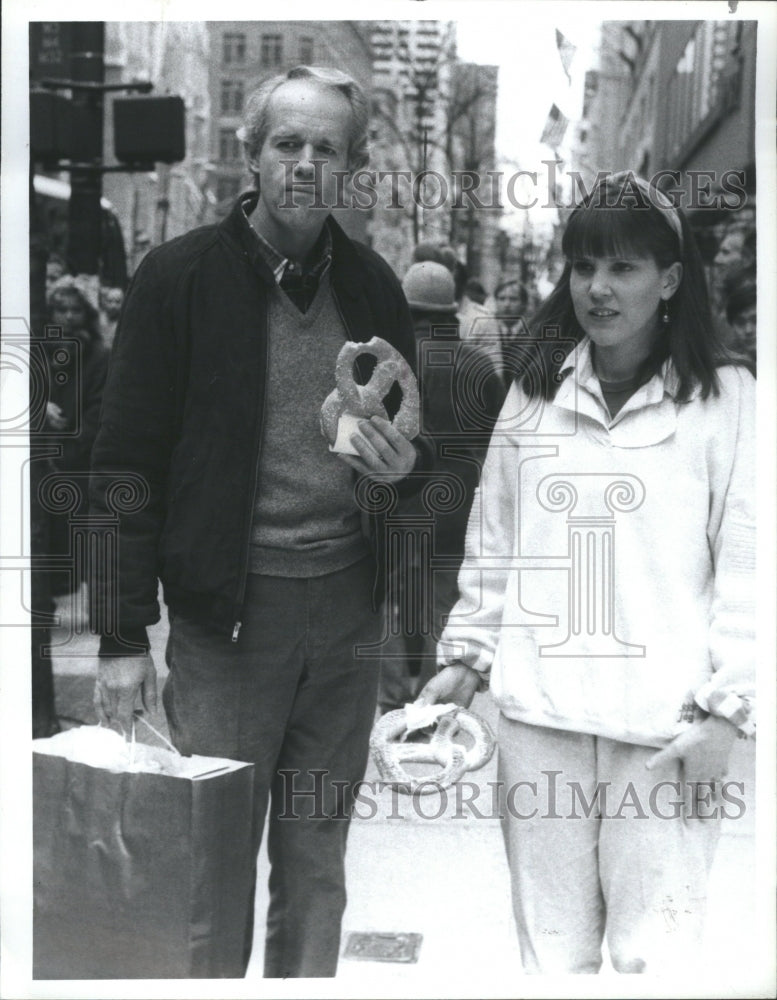 1985 Press Photo Psychologist Joe Braden Moment Millie