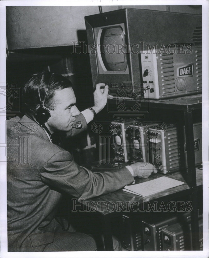 1958 Press Photo Television and Education