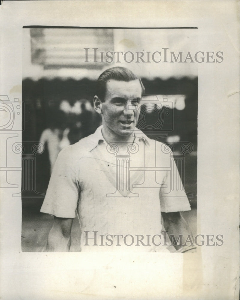 1933 Press Photo Frederick John Perry Championship Pro