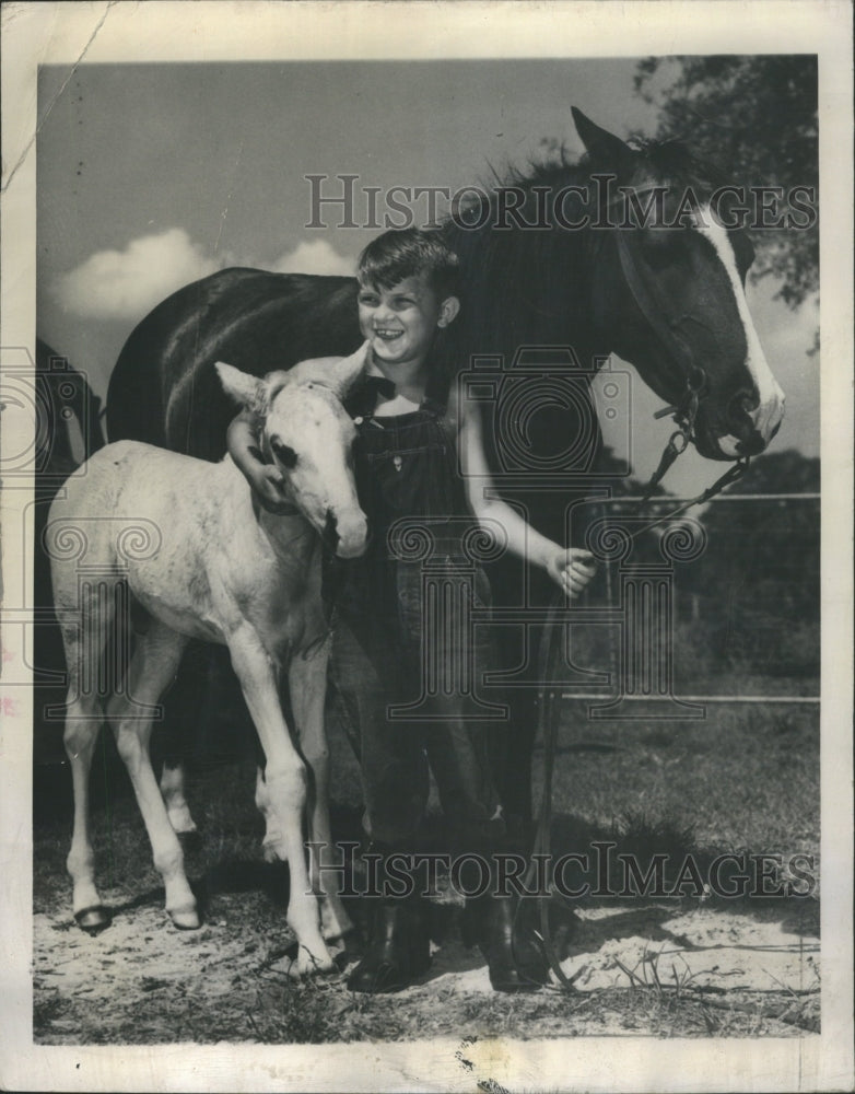 1947 Press Photo Pretty baby