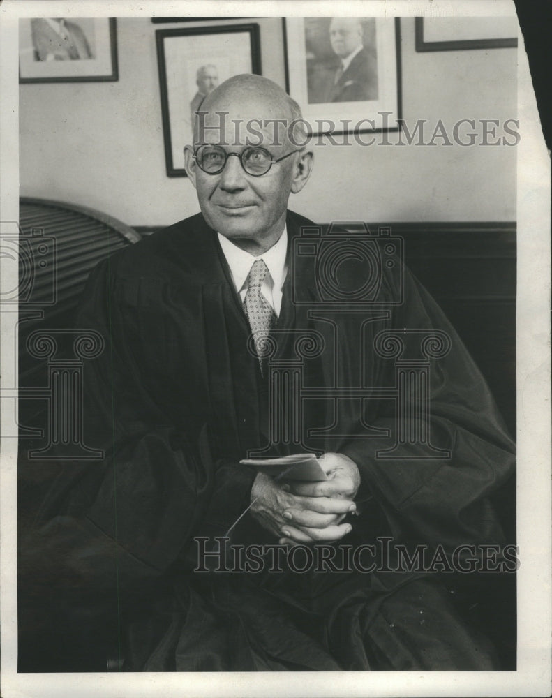 1930 Judge Arthur Webster Detroit Press Photo