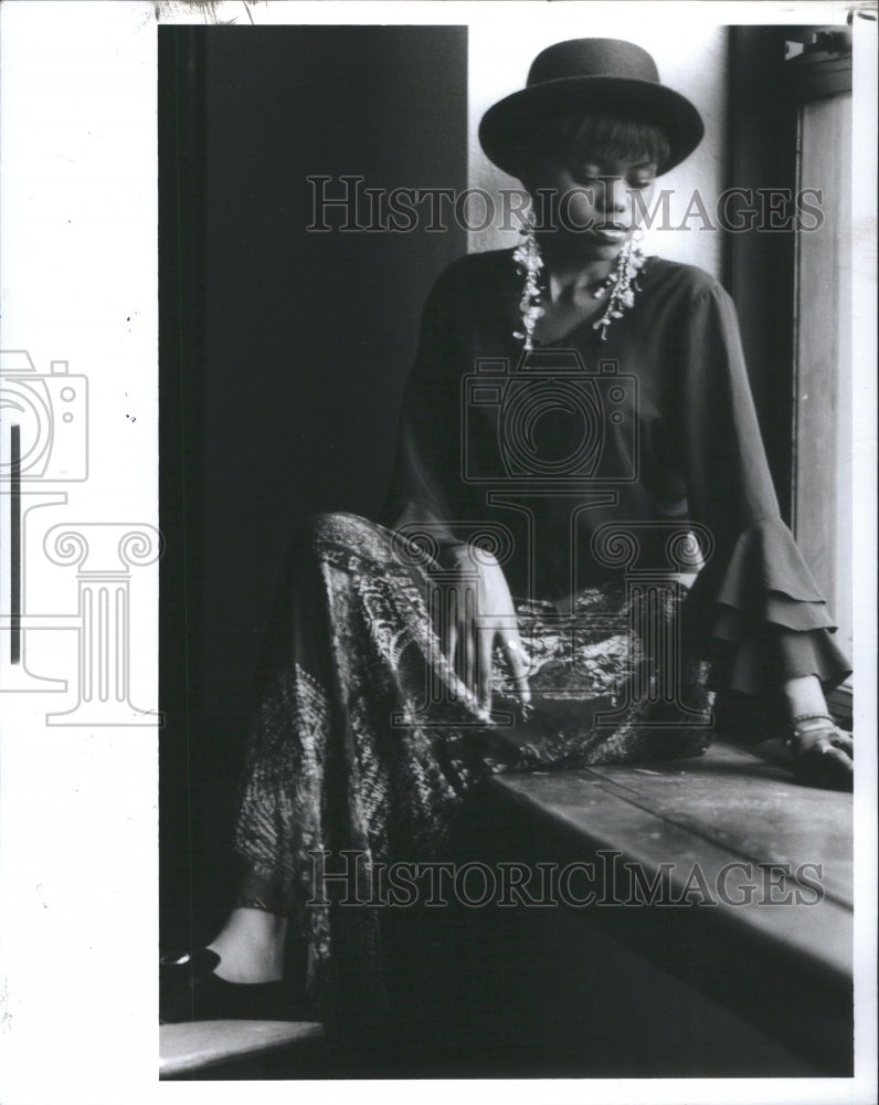 1991 Press Photo Gabrielle Tolliver Fashion McKenzie