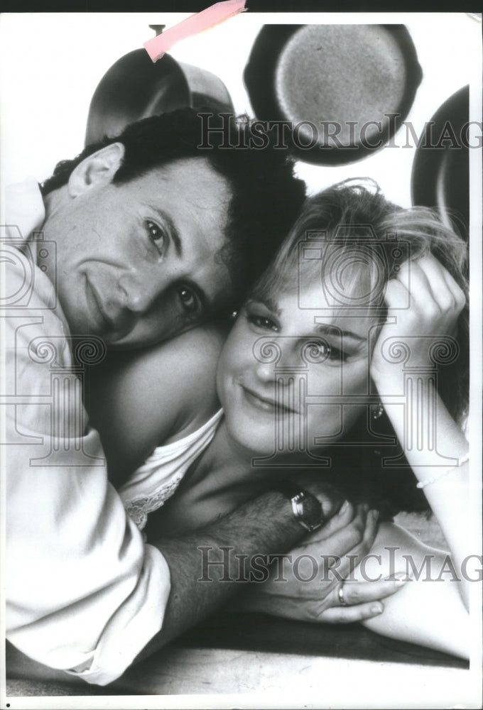 1993 Press Photo Helen Hunt &amp; Paul Riser Mad About You