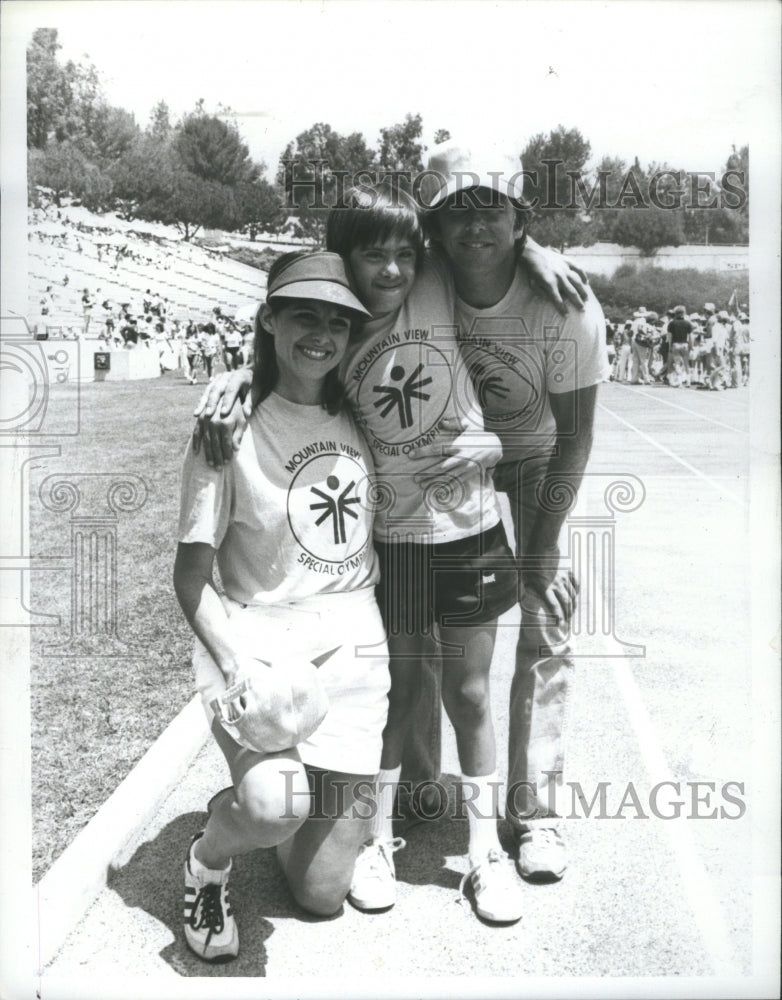 1982 Press Photo Ricky Wittman Downs Syndrome Olympics