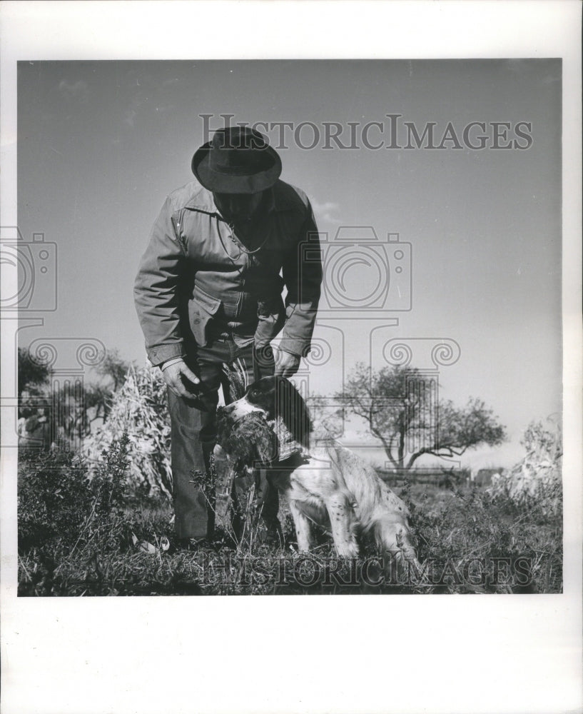 1956 Press Photo Hunting Poaching Gamebirds Mammals