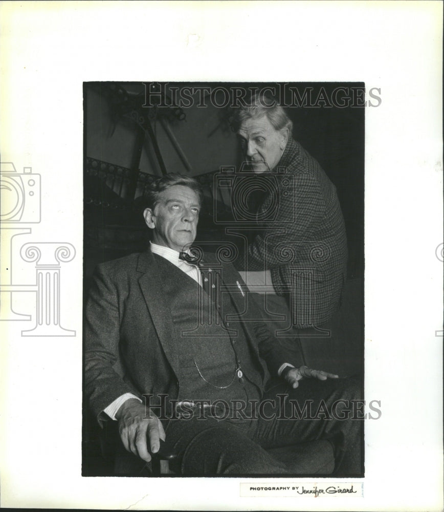 1984 Press Photo James O&#39;Reilly,Edgar Meyer in &quot;A Life&quot;