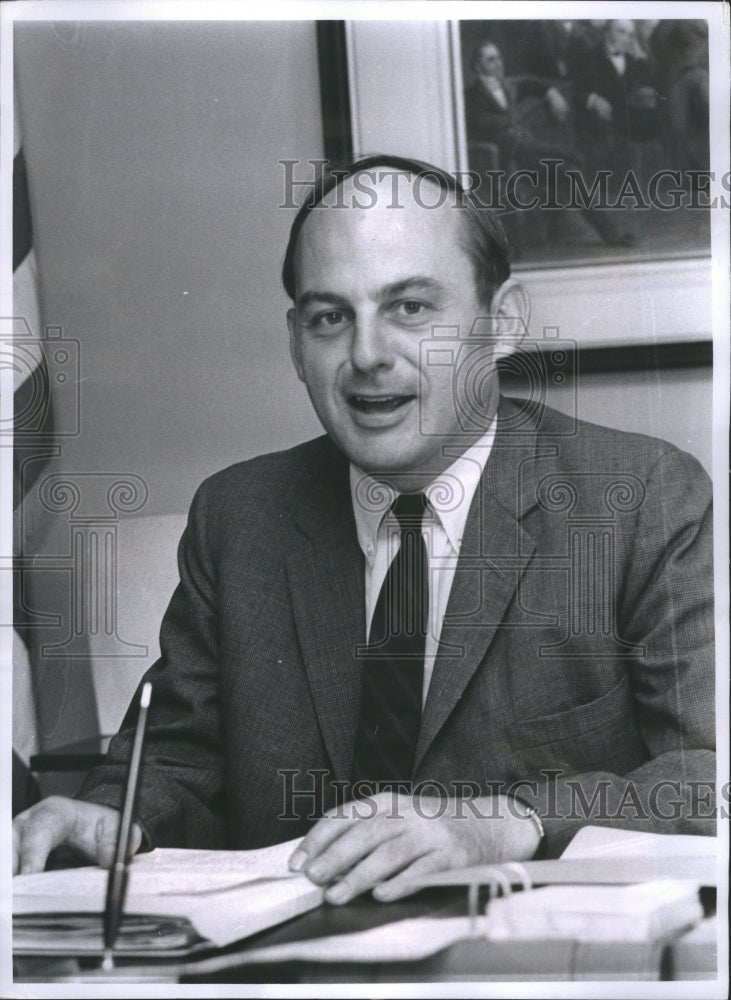 1969 Press Photo Adlai E Stevenson US Senate Dirkson