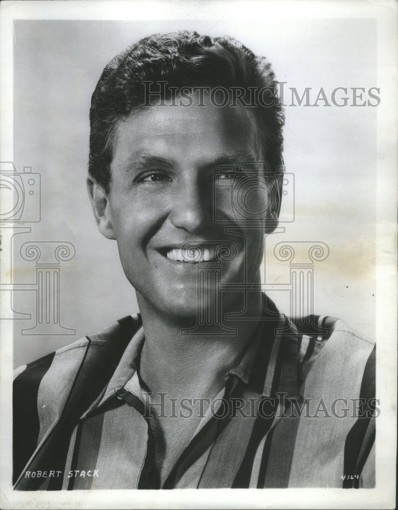 1960 Press Photo Robert Stack The Last Voyage