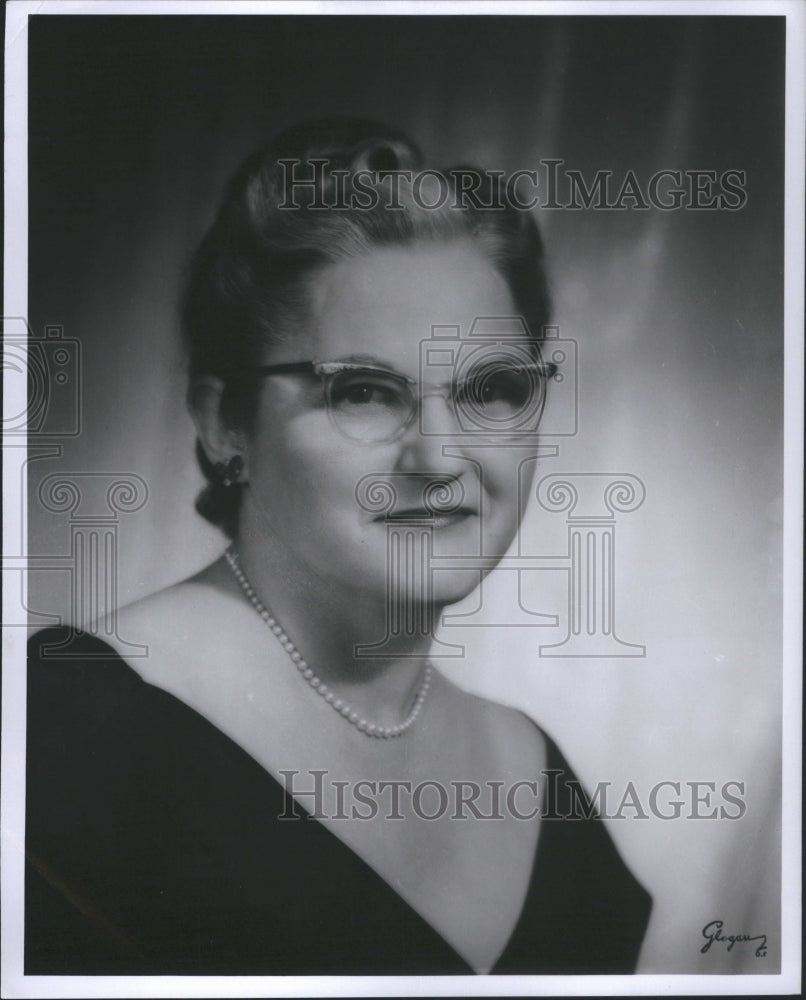 1959 Press Photo Portriat Of A Woman