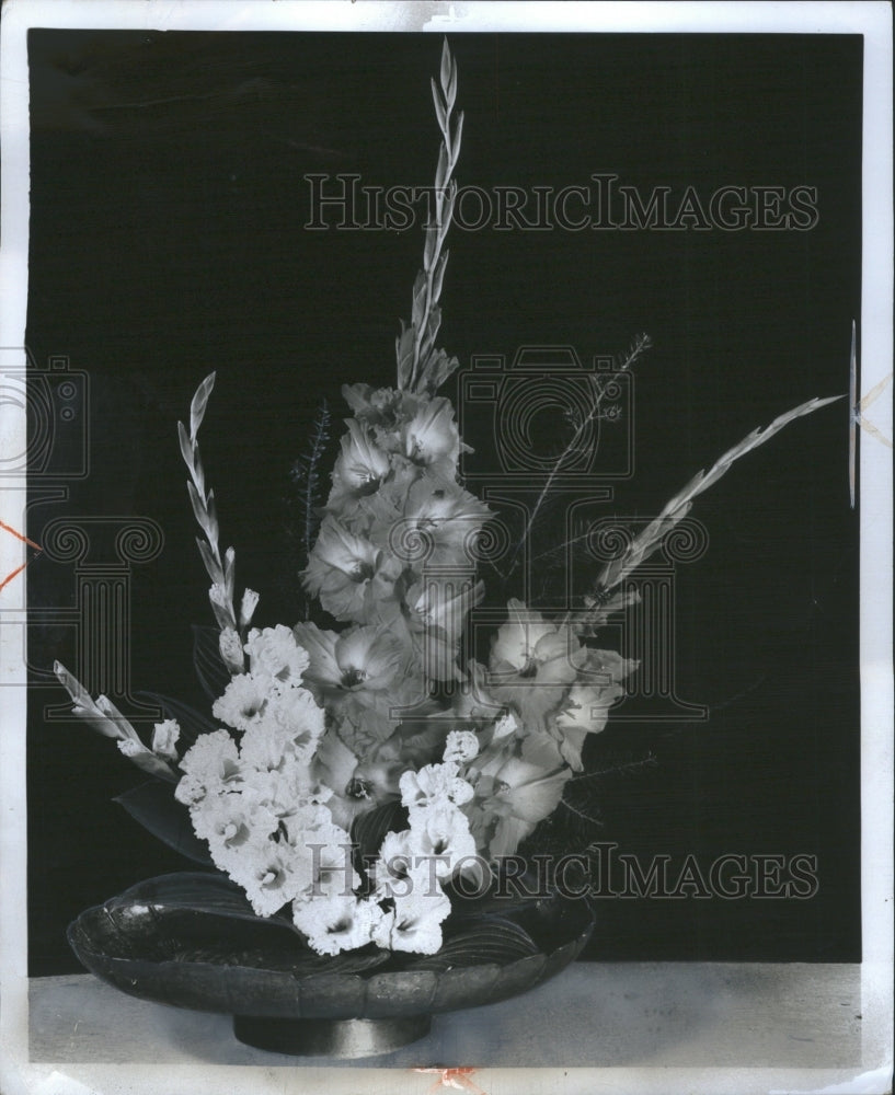 1967 Press Photo Gladiolus Bouquet