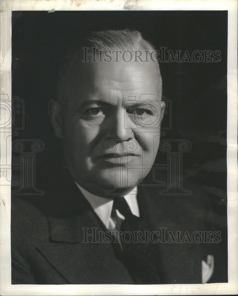 1940 Press Photo W. Steele Gilmore Detroit News Editor