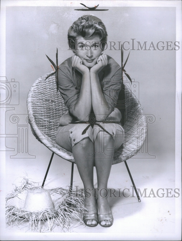 1957 Press Photo Carole Matthews, actress