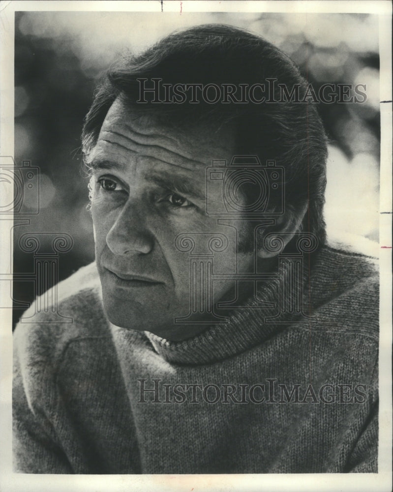 1972 Press Photo Richard Crenna Jean Piarre Un Flic