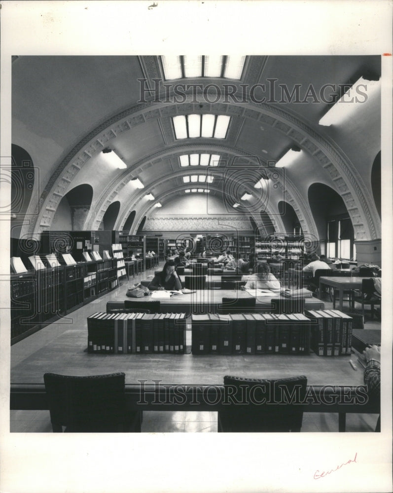 1991 Press Photo Roosevelt Library Auditorium Building