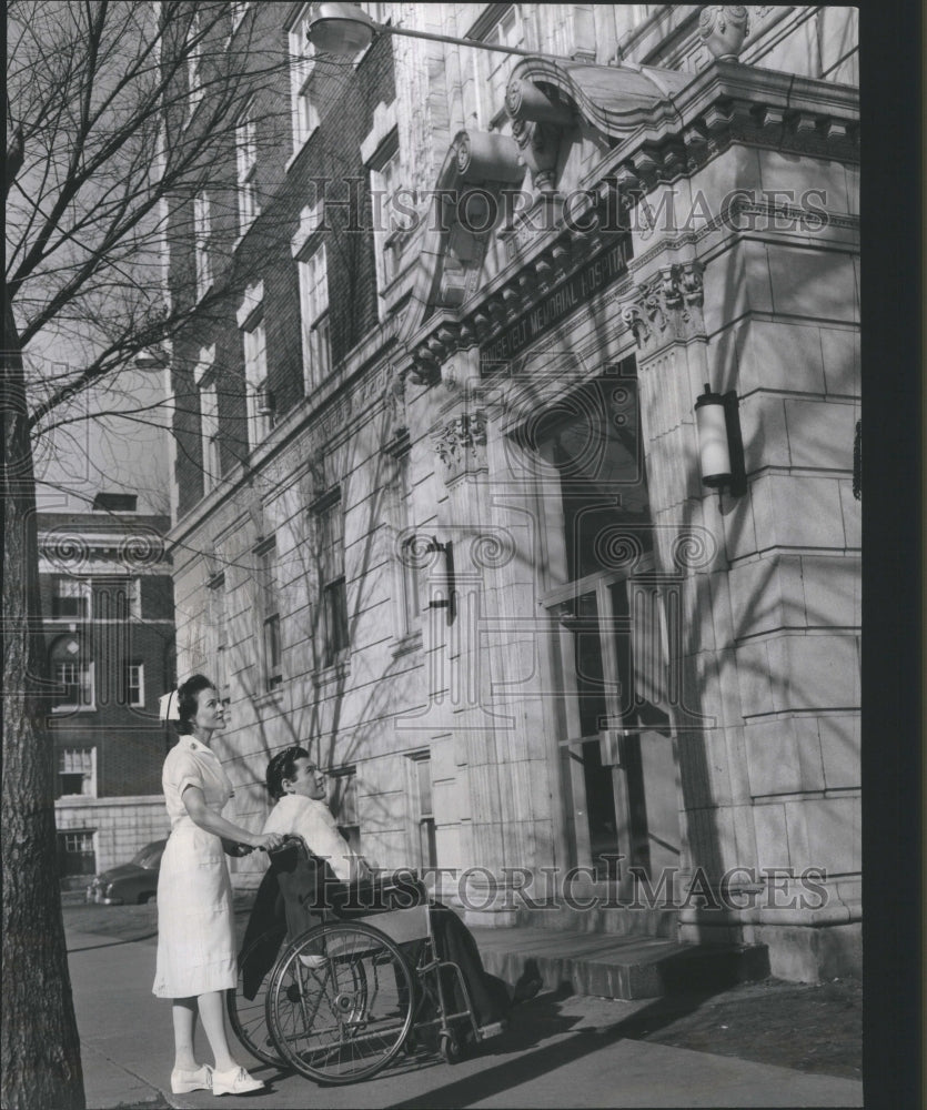 1931 Press Photo Williams Rossevelt Memorial Hosp Nurse - Historic Images