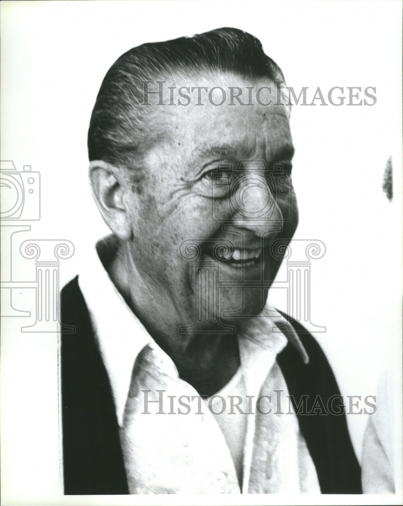 1980 Press Photo Legendary Band Leader Lawerence Welk