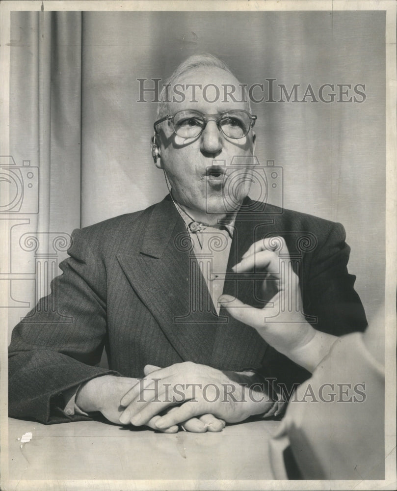 1956 Edward Arko Vowels Volunteer Worker - Historic Images