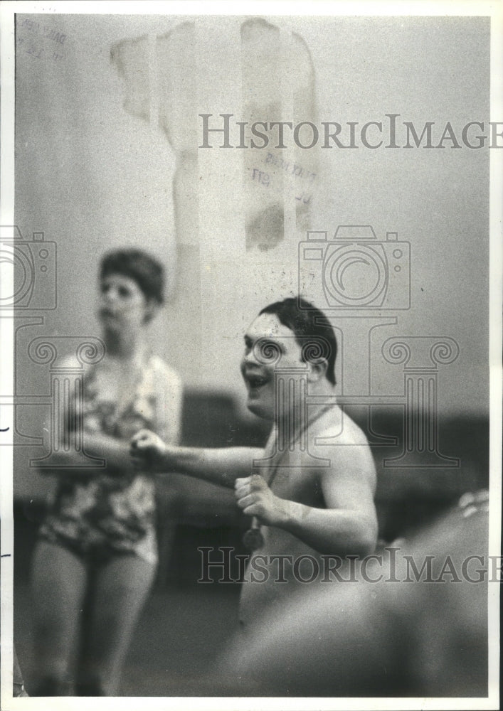 1979 Special Olympics Swimming Whitney Cent - Historic Images
