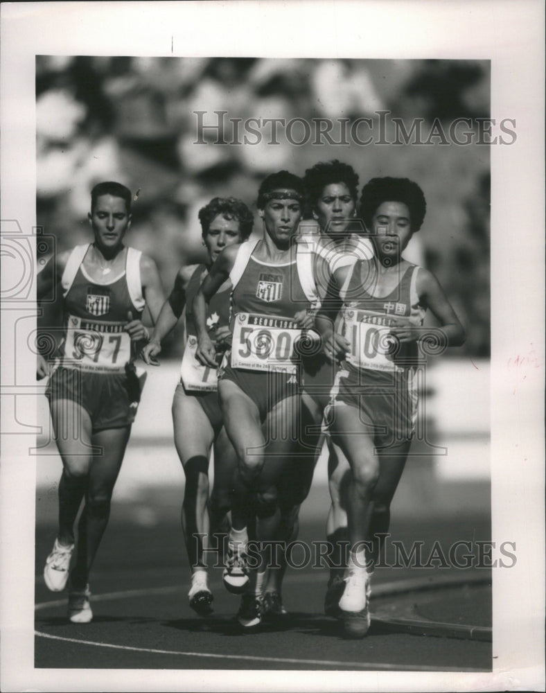 1992 Press Photo Olympic Summer 1988 Runing Competition