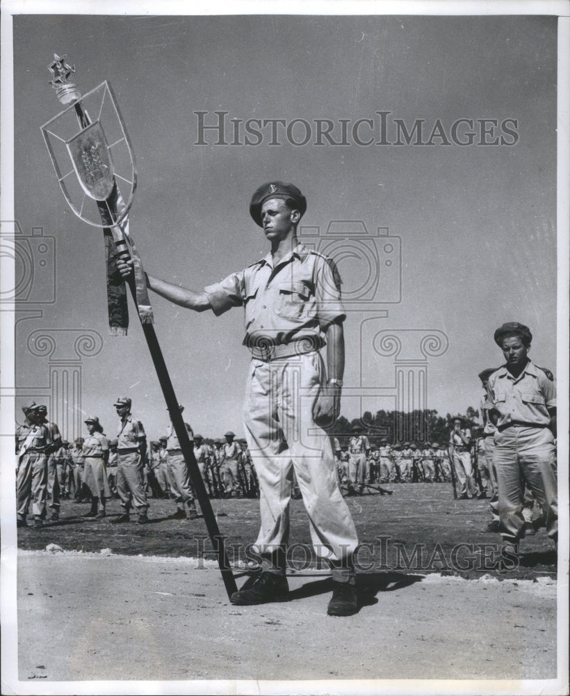 1946 Press Photo Army Soldiers Bundaries Changes Nation - Historic Images