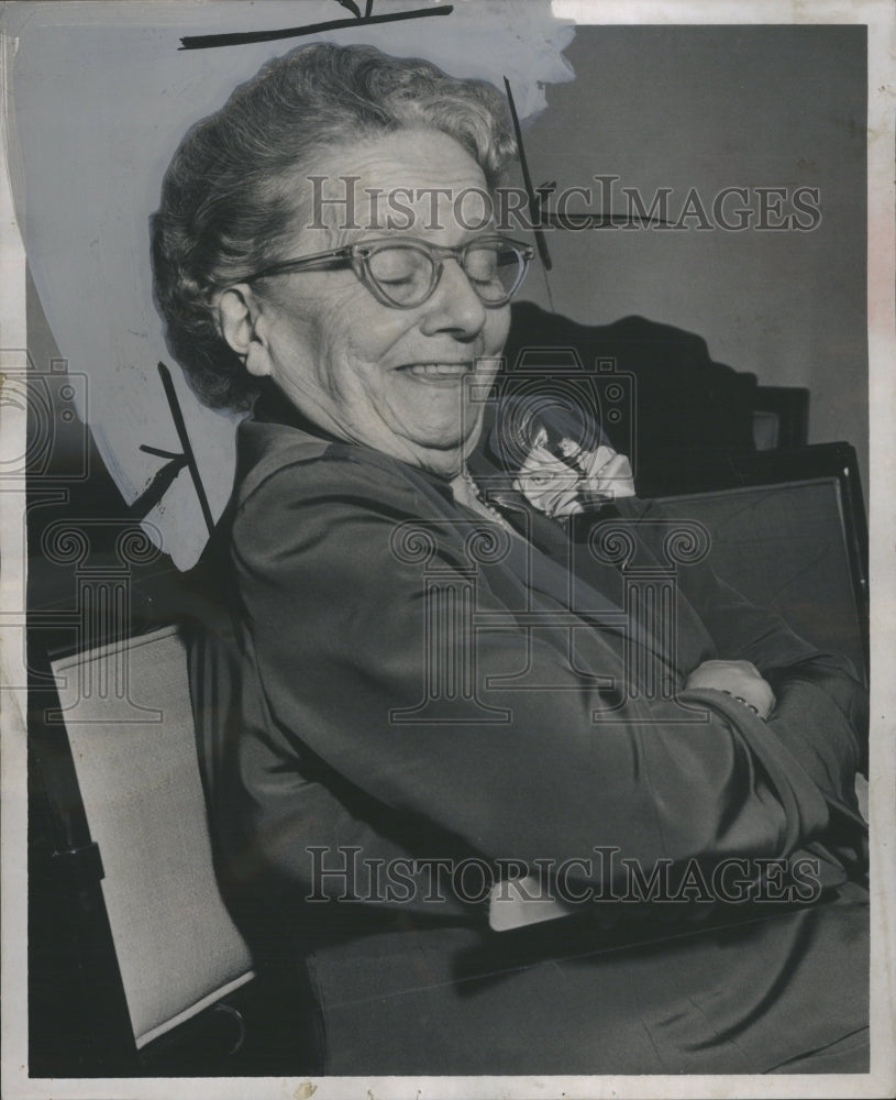 1957 Press Photo Mary Humphy - Historic Images