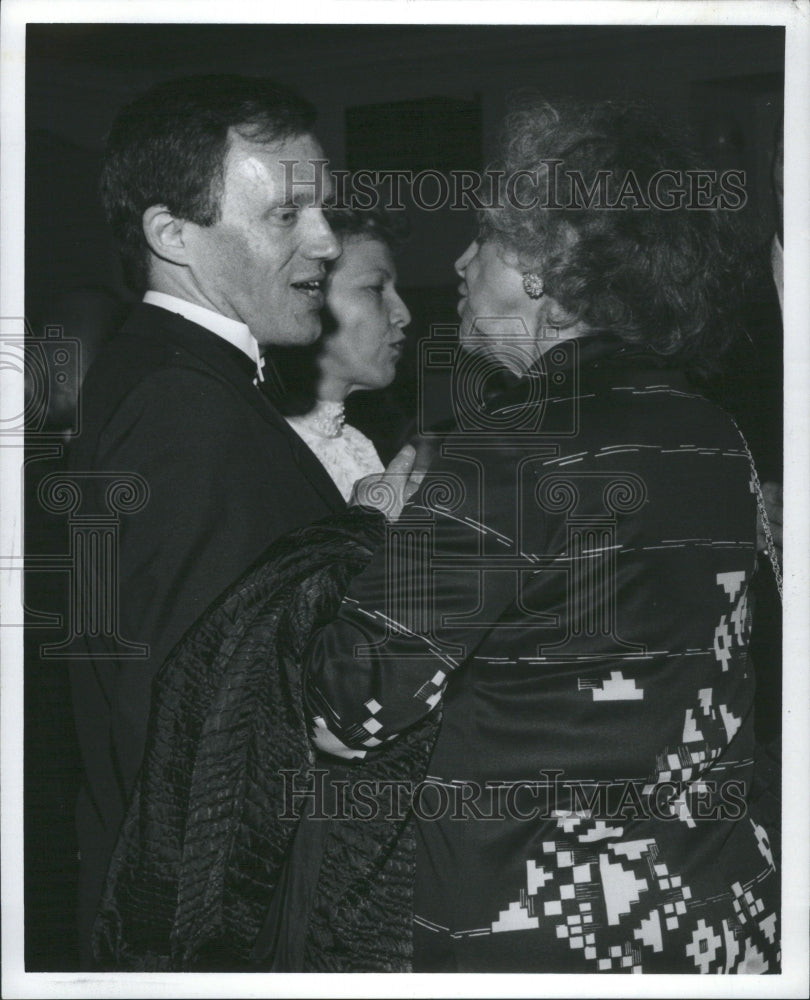 1985 Press Photo Howard Burman Karen Burman Florence