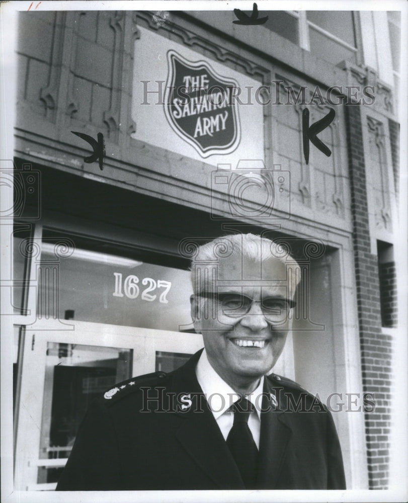 1972 Press Photo Cecil C. Briggs (Salvation Army)