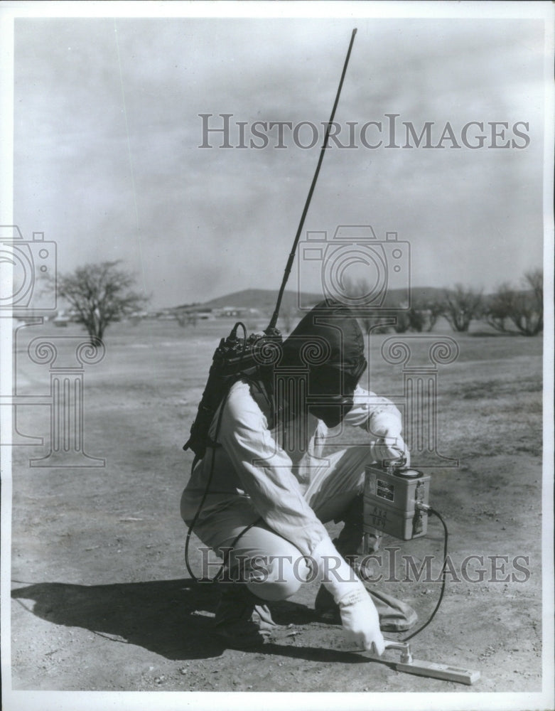 1968 Press Photo US Armys 47the Chemical Detachment - Historic Images