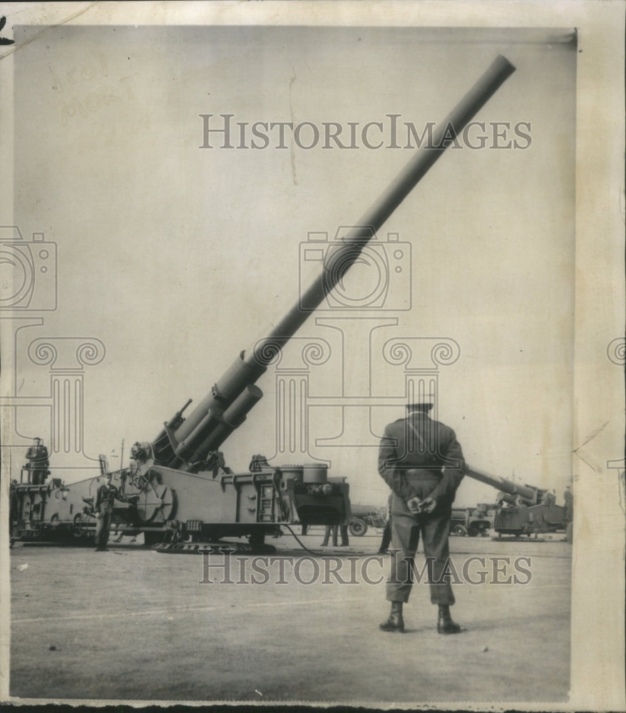 1953 Press Photo U S Armys 280mm Auto Skyward MaizeGerm