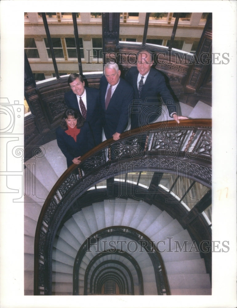 1996 Press Photo La Salle Deborah A.Lee Stein Roe James