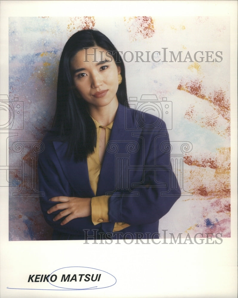 1995 Press Photo Keiko Matsui Tokyo Composer Jazz CD