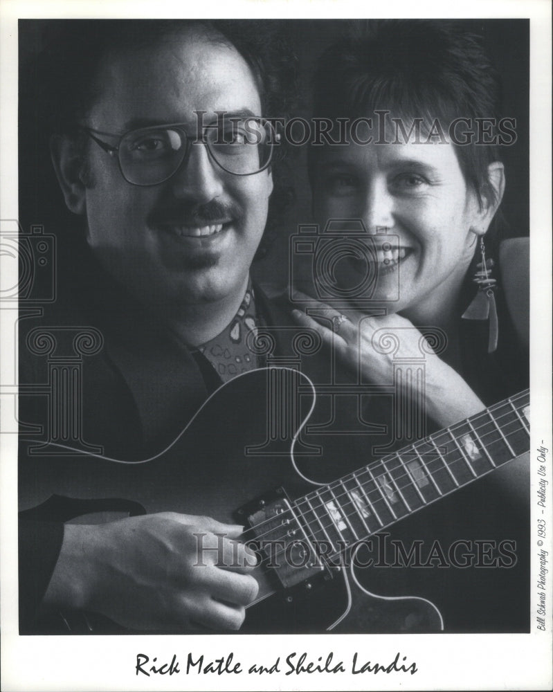 1994 Press Photo Rick Metla Sheila Landis Musician Ente - RRS58105 - Historic Images