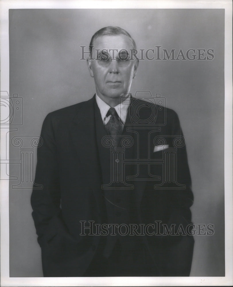 Press Photo Frederick C Matthaei Det Industrialist