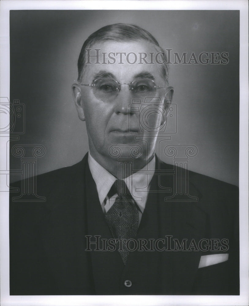 Press Photo Fred C Matthew is a Detroit Industrialist