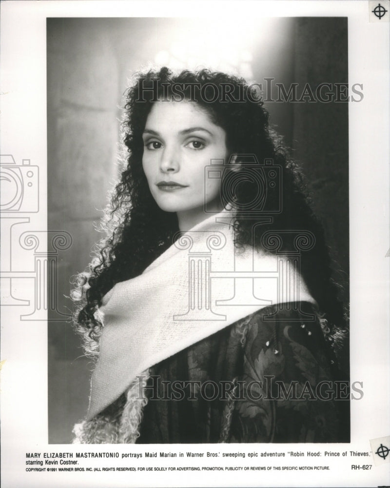 1991 Press Photo Mary Elizabeth Mastrantonio Actress - RRS58277 - Historic Images