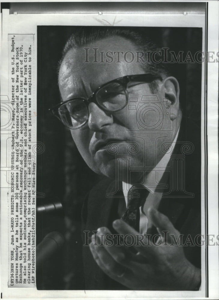 1970 Robert Mayo (Budget Director)  - Historic Images