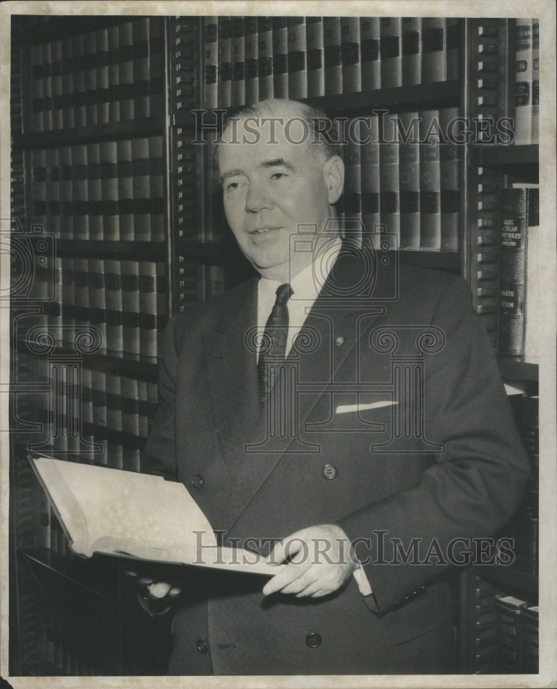 1959 Press Photo Municipal Judge George T. Martin MI