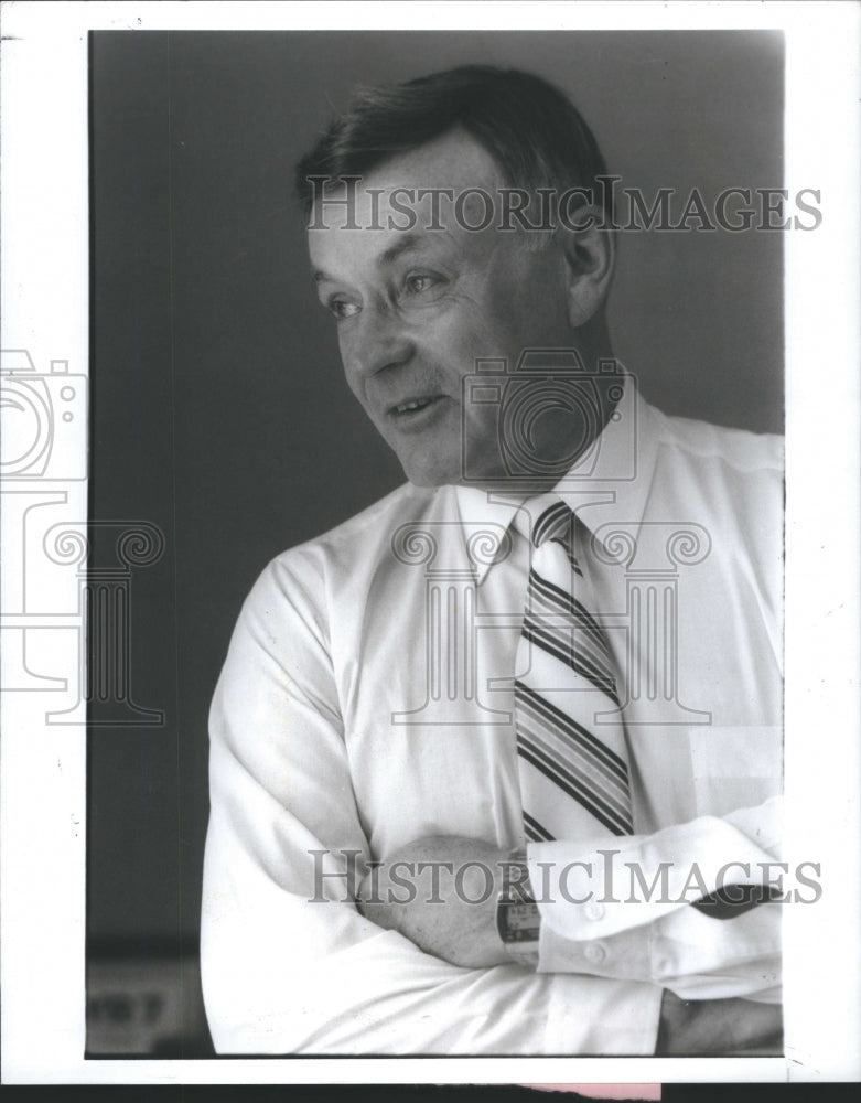 1989 Bruce Martyn Sportscaster Detroit - Historic Images