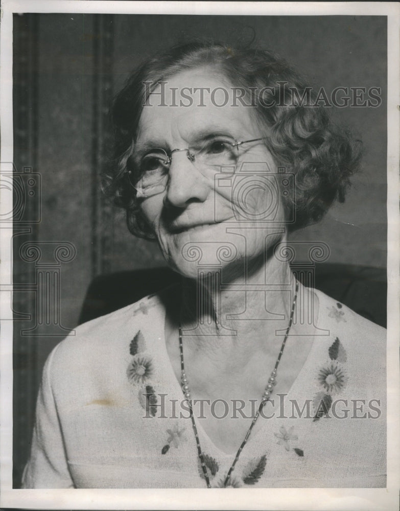 1936 Press Photo Evelyn White Teacher Degree Wayne Univ