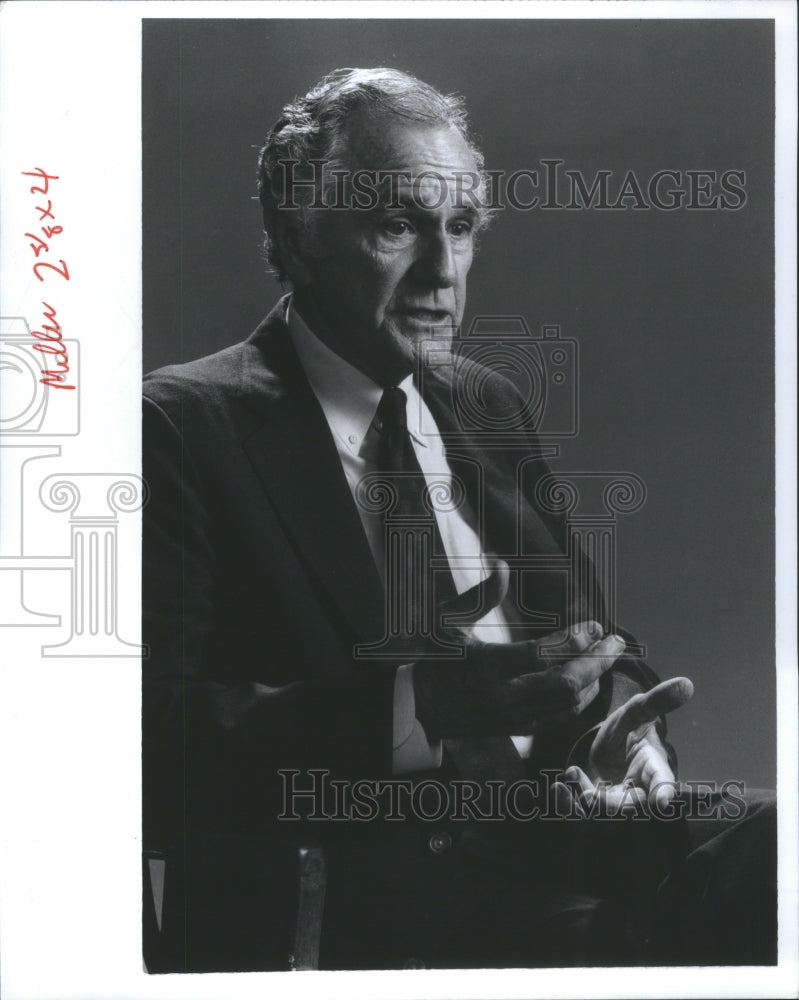 1992 Press Photo Author J Keith Miller