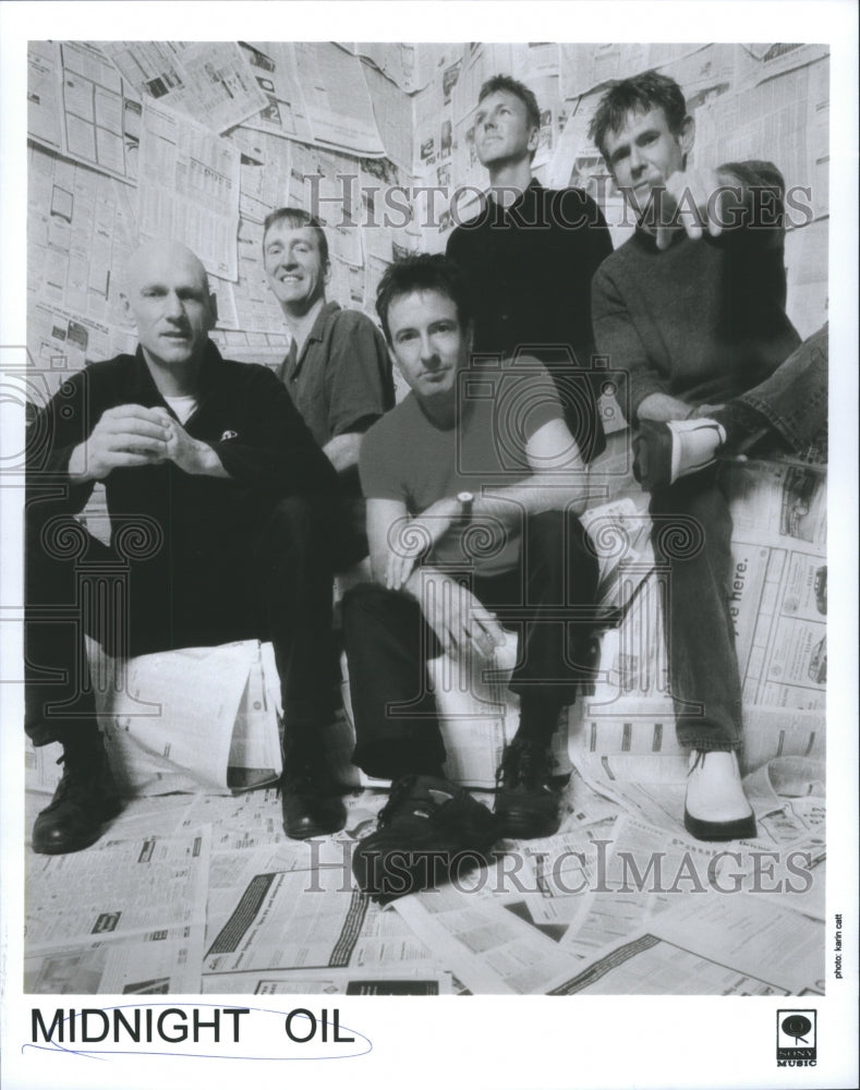  Midnight Oil Australian Rock Band The Oils - Historic Images