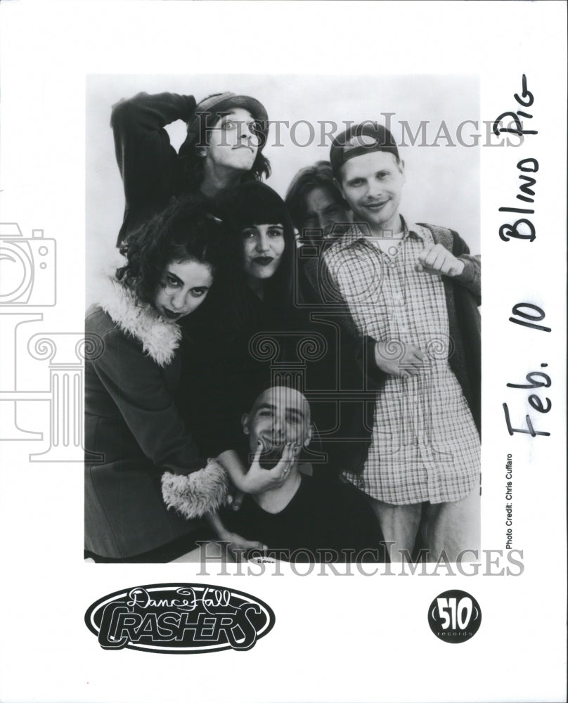 1996 Press Photo Dance Hall Crashers Ska Punk Band - RRS58681 - Historic Images