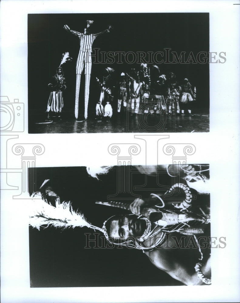 1988 Press Photo Dance company of Senegal