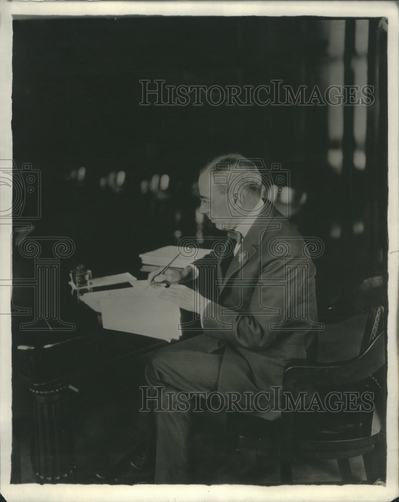1923 Press Photo J.F. Whitehead VP Public Lighting Comm - Historic Images