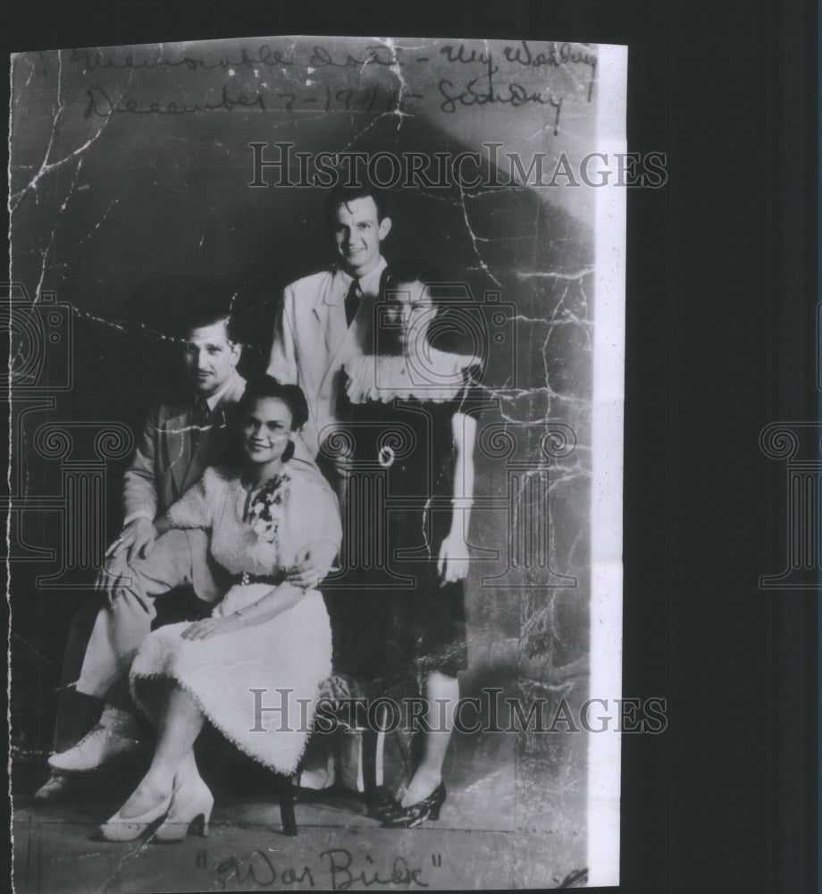 1946 Press Photo Arthur Wermuth and Family