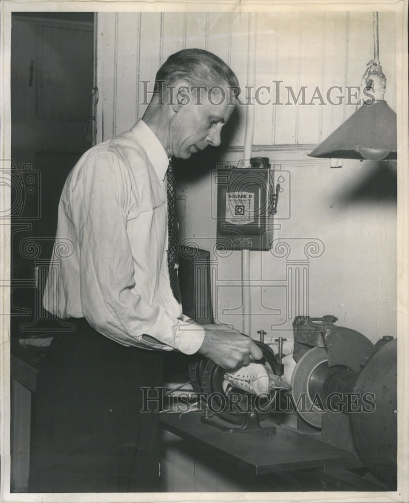 1945 Press Photo John Werelman Manager Belle Isle