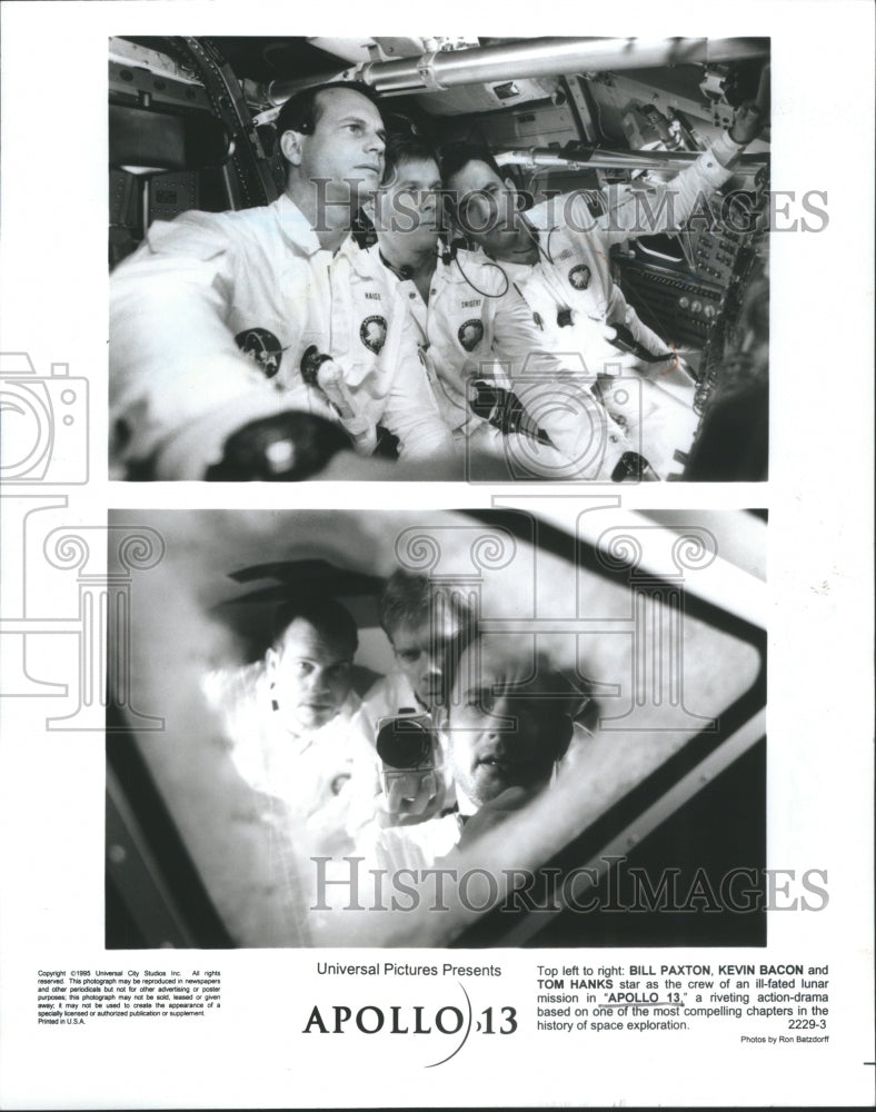 1996 Press Photo Bill Paxton Kevin Bacon Tom Hanks