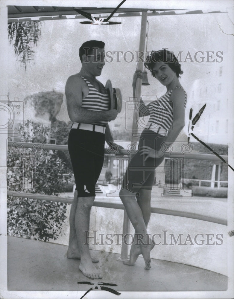 1958 Clothing Bathing Suits - Historic Images